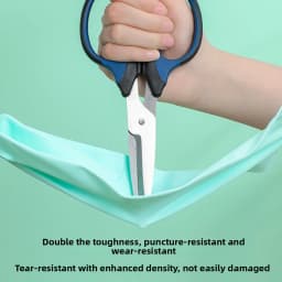 Reusable Thickened Nitrile Cleaning Gloves, Latex-Free Waterproof Household Gloves for Dishwashing & Laundry