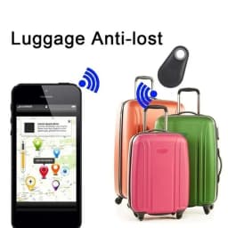 1/2pcs Mini Fashion Smart Dog Pets Bluetooth 4.0 GPS Tracker Anti-Lost Alarm Tag Wireless Child Bag Wallet Key Finder Locator