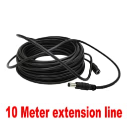 5M 10M DC12V Power Extension Cable 5.5mm*2.1mm Connector Male To Female For LED Lamp CCTV Security Camera Power Cable Cord Black