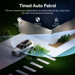 Baseus Security X1 Pro Outdoor Dual Camera Wireless 3K Camera Solar Panel Face Recognition Smart AI Tracking Security Camera