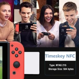 NTAG215 NFC Card 504 Bytes Programmable Smart Card, Fully Compatible with TagMo & All NFC Enabled Equipment