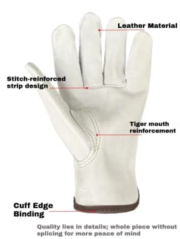 Cowhide Leather Work Gloves,Welding&Construction Gloves,용접장갑,Heat Resistant Heavy Duty Safety Work Gloves,가죽장갑