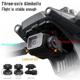 L600 PRO MAX GPS Drone Professional 4K Camera 3-axis Gimbal Aerial UVA 5G FPV Brush Avoiding Obstacle Folding Quadcopter Drones