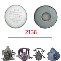 2135/2138 P3 R Particulate Filter with Nuisance Level for 3M 6800 7502 6200 Series Respirator Dust Mask