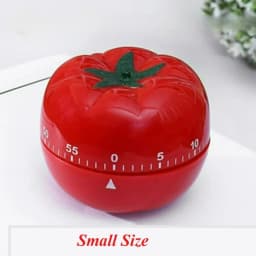 Mechanical Timer Large&Small Sizes - Visual Countdown Timer for Baking Cooking Tomato&Daily Reminder Manual Wind-Up Alarm Clock