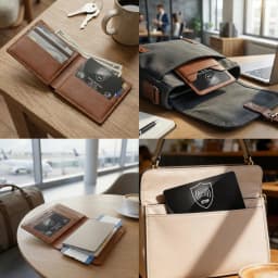 5/1Pcs RFID Blocking Card NFC Bank Debit Blocker Credit Card Protector Identity Theft Prevention for Passport Travel Security