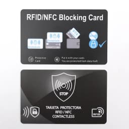 5/1Pcs RFID Blocking Card NFC Bank Debit Blocker Credit Card Protector Identity Theft Prevention for Passport Travel Security
