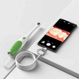 Camera Oral Endoscope Visual HD Borescope with 8 LED Light Handheld Oral Care For Android/PC