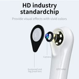 Camera Oral Endoscope Visual HD Borescope with 8 LED Light Handheld Oral Care For Android/PC