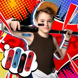 30/50PCS Cute Spider Cartoon Band Aid Waterproof Breathable Adhesive Bandages Kids Wound Dressing Plaster Skin Tape First Aid Di