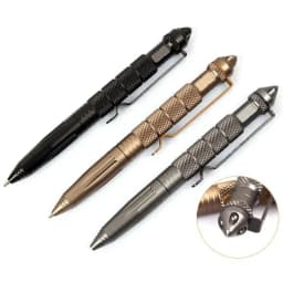 1-4Pcs Tactical Pen Multifunction Aluminum Alloy Outdoor Camping Security Survival Tactical Tools Emergency Glass Breaker Pen
