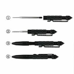 1-4Pcs Tactical Pen Multifunction Aluminum Alloy Outdoor Camping Security Survival Tactical Tools Emergency Glass Breaker Pen