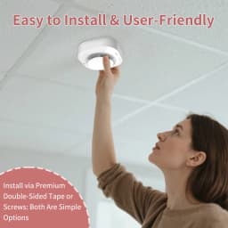 1/4/8PCS Smoke Detector 360° Detection 10-Year Sensor Lifespan Insect-proof Photoelectric Smoke Alarm Home Security Protection