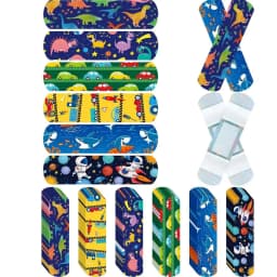 48Pcs Cartoon Band Aid Set for Kids - Healing Wound Plaster Patches First Aid Skin Tape Adhesive Bandaids
