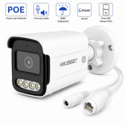 CCTV Security IP Camera PoE 4K 5MP 4MP Option 2-way Audio Humanoid Detection Indoor Outdoor Waterproof NVR Surveillance Camera