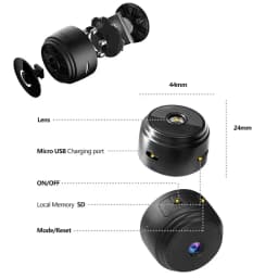 A9 Mini Camera HD Intelligent Home Security IP WiFi Camera Monitor Mobile Remote Camera Mobile Remote Application
