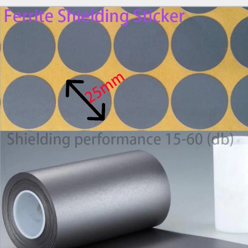 50/100pcs NFC Signal Booster Ferrite Shielding Patch Anti-metal Sticker External NFC Module for Smartphones for Metal Surface