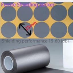 50/100pcs NFC Signal Booster Ferrite Shielding Patch Anti-metal Sticker External NFC Module for Smartphones for Metal Surface