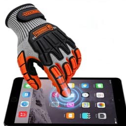 NMSafety Anti-Vibration Cut-Resistant Work Gloves Nitrile Oilproof with Good Grip Palm High-Quality Garden Protection Gloves