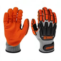 NMSafety Anti-Vibration Cut-Resistant Work Gloves Nitrile Oilproof with Good Grip Palm High-Quality Garden Protection Gloves