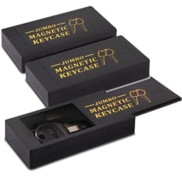 Magnetic Key Holder Under Car - Durable Plastic Spare Key Hider with Strong Magnet for Car/Home/Office - Never Locked Out