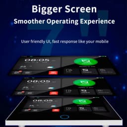 KERUI New 7 inch Touch Screen Panel Alarm System With Sensors 4G+WiFi DIY Your Home Alarm Kits FSK/ASK Security Protection G70