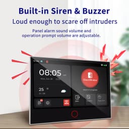 KERUI New 7 inch Touch Screen Panel Alarm System With Sensors 4G+WiFi DIY Your Home Alarm Kits FSK/ASK Security Protection G70