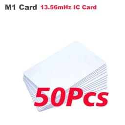 20/50/100 MF S50 Classic 1K M1 RFID Keyfob Tag Token 13.56Mhz IC Cards Proximity Smart 0.8mm For Access Control System ISO14443A
