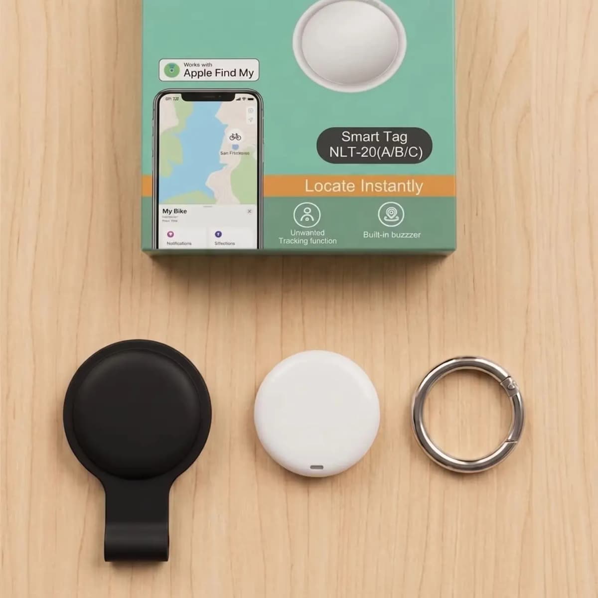 Anti-lose Tracker Positioning Far Away Finder for Apple Find My Voice Locate Suitcase Keys Bag Toys Smart Tag for IOS iPhone