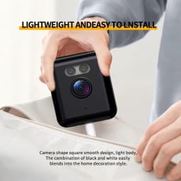 Tuya Smart Mini 5MP WiFi IP Camera Indoor Wireless Color Night Home Security AI Human Detect CCTV Surveillance Block Camera