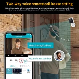 Tuya Smart Mini 5MP WiFi IP Camera Indoor Wireless Color Night Home Security AI Human Detect CCTV Surveillance Block Camera