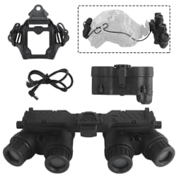 NVG 18 Tactical Helmet Night Vision Goggles, Model MICH M88, FAST FMA Air Gun, L4G24, Helmet Seat PVS-15