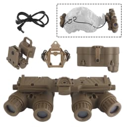 NVG 18 Tactical Helmet Night Vision Goggles, Model MICH M88, FAST FMA Air Gun, L4G24, Helmet Seat PVS-15