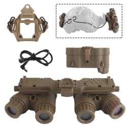 NVG 18 Tactical Helmet Night Vision Goggles, Model MICH M88, FAST FMA Air Gun, L4G24, Helmet Seat PVS-15