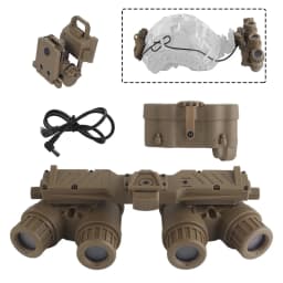 NVG 18 Tactical Helmet Night Vision Goggles, Model MICH M88, FAST FMA Air Gun, L4G24, Helmet Seat PVS-15
