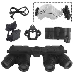 NVG 18 Tactical Helmet Night Vision Goggles, Model MICH M88, FAST FMA Air Gun, L4G24, Helmet Seat PVS-15