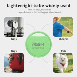 RSH Security Tracker Wallet Luggage Coffer Box Locator Anti Lose for Android Smart Tag Work With Google Find for Samsung OnePlus
