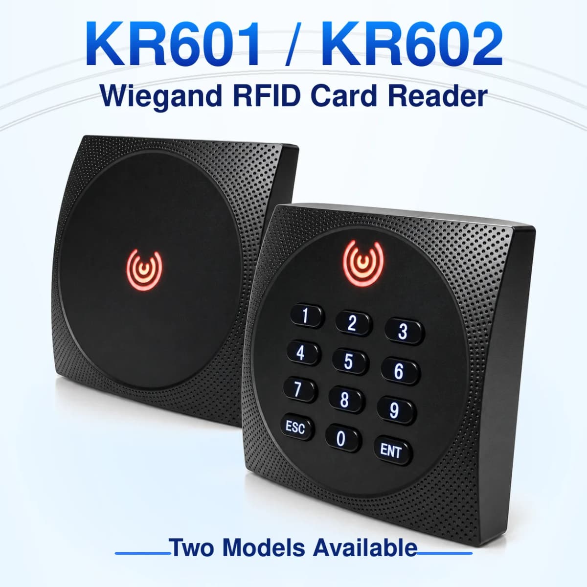 KR601E KR601M KR602E KR602M Wiegand 26 34 Keypad RFID 125Khz 13.56mhz Access Control Slave Card Reader