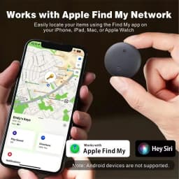 GPS Tag Air Tracker Smart Bluetooth Tracker, Keys Finder Item Locator SmartTag Phone Finder for Apple Find My (Only iOS)