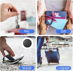 GPS Tag Air Tracker Smart Bluetooth Tracker, Keys Finder Item Locator SmartTag Phone Finder for Apple Find My (Only iOS)