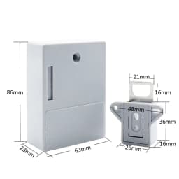 T3 Smart Door Lock Invisible RFID Free Opening IC Card Sensor Cabinet Lock Wardrobe Shoe Cabinet Drawer Furniture Door Locks