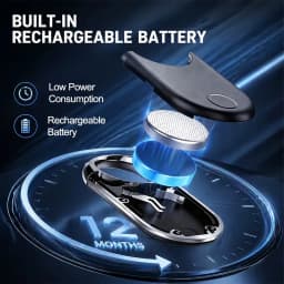 Universal Smart Tag for Samsung & Android – Long Range Anti-Lost Tracker via Google Find Hub, Precise Far-Away Locator