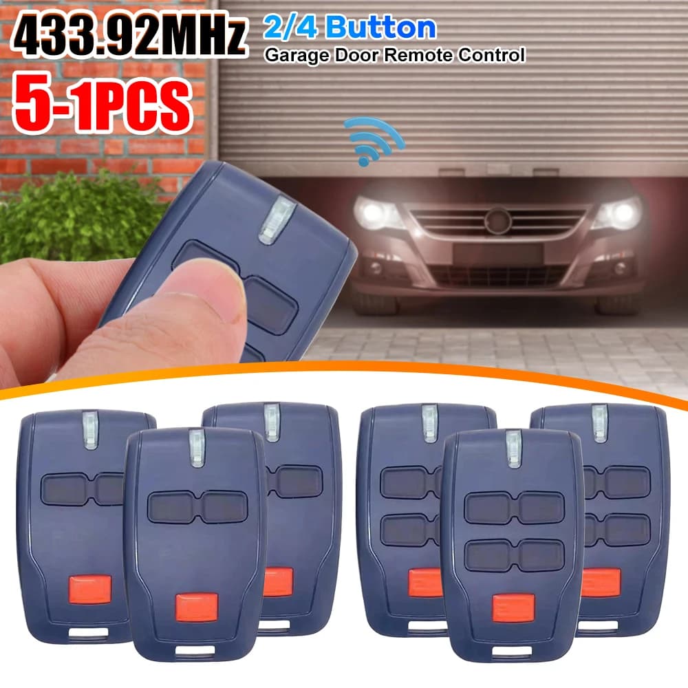 Secure Rolling Code Remote Self-searching Wireless RF Remote Control Sliding Gate Control Remote for Garage Door Opener