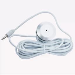 IP67 Outdoor Waterproof Passive Pickup Microphone 3.5mm Audio Plug Mic‑In for CCTV Security Camera