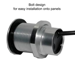 IP67 Outdoor Waterproof Passive Pickup Microphone 3.5mm Audio Plug Mic‑In for CCTV Security Camera