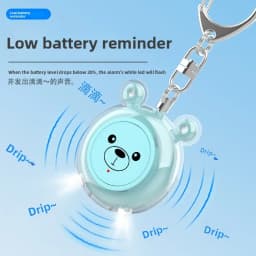 New Mini Rechargeable Personal Alarm Keychain 130dB LED Light Self Defense for Women Elderly Kids Portable Emergency Safety Devi