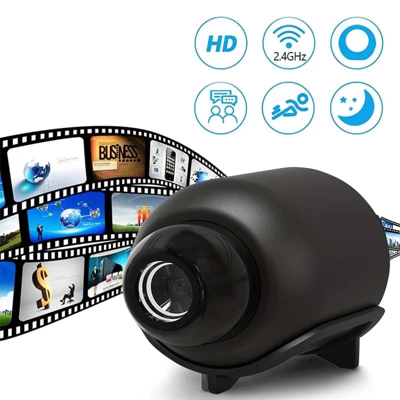 X5 2.4G WiFi Webcam 1080P HD Indoor Security IP Camera Video Recorder Anti-theft Remote Monitor Lightweight Micro Camera
