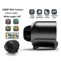 X5 2.4G WiFi Webcam 1080P HD Indoor Security IP Camera Video Recorder Anti-theft Remote Monitor Lightweight Micro Camera