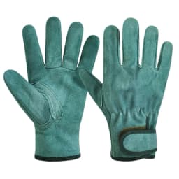 Cowhide Outdoor Protective Gloves Heat Insulation Anti-cutting Anti-thorning Camping Mountaineering Gradening Prunning Welding