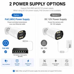 POE IP Security Camera 4MP 5MP 4K Smart Dual Light Night Vision Two Way Audio ONVIF IP67 Waterproof NVR ICSee App